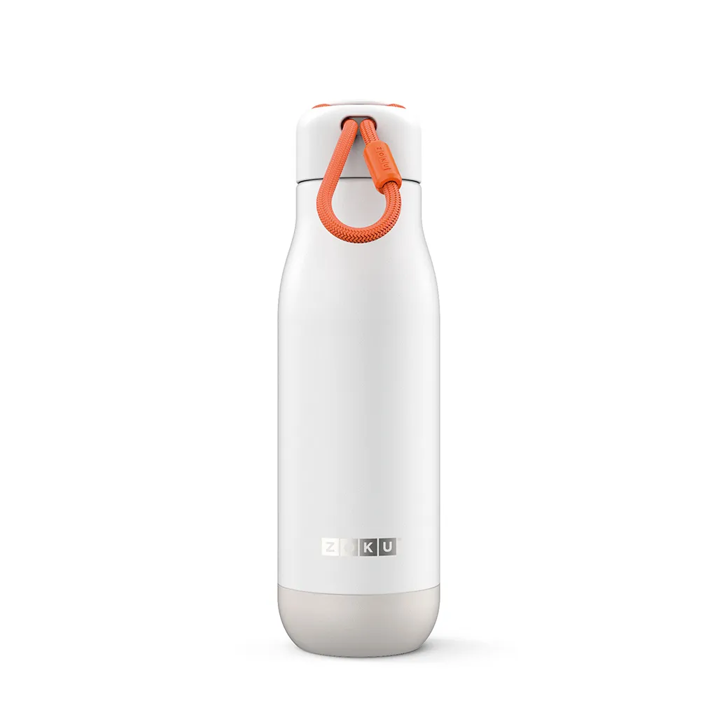 Stainless Steel Bottle 500 ml White Zoku